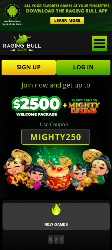 Raging Bull Slots mobile